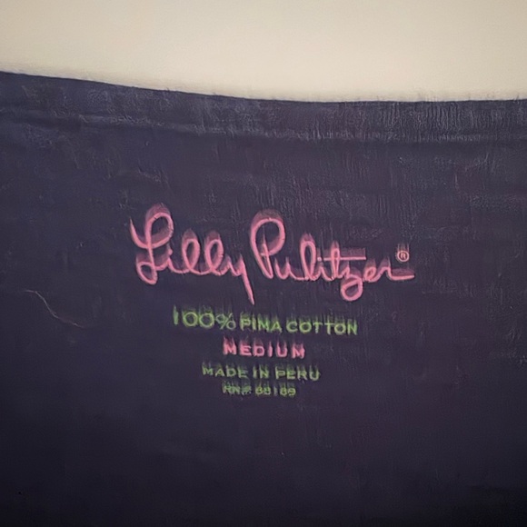 Lily Pulitzer Somerset Ruffle Sleeve Pima Cotton Mini Shift-T Dres - Picture 3 of 3